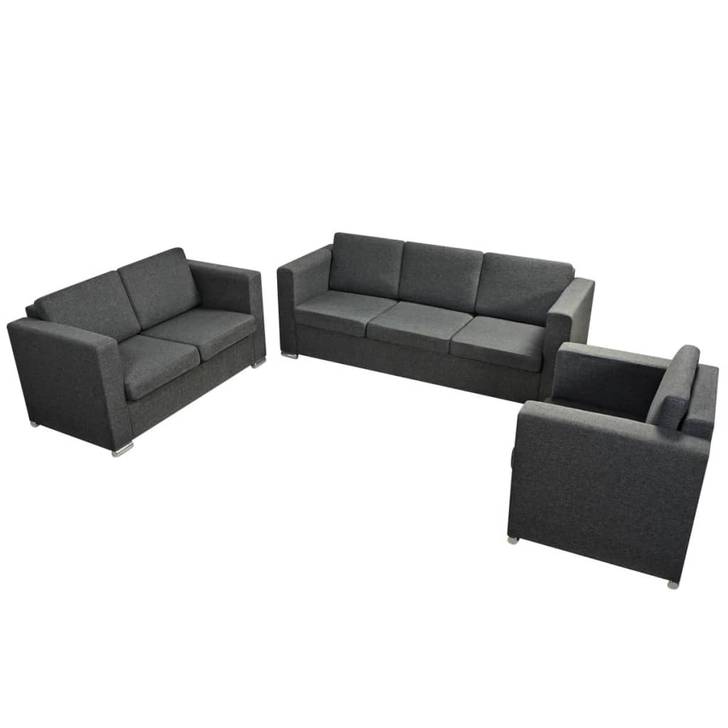 3-Delig Bankstel Stof