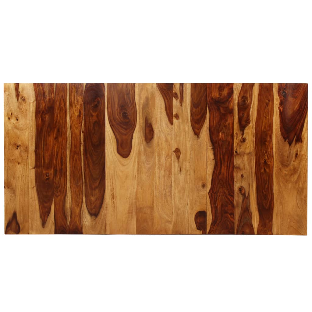 Eettafel 180 Cm Massief Acaciahout En Staal