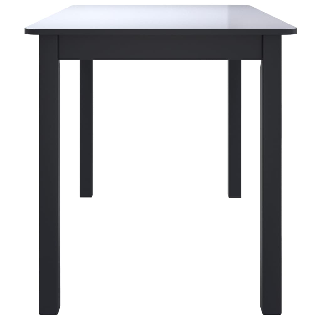 Eettafel 114X71X75 Cm Massief Rubberwood