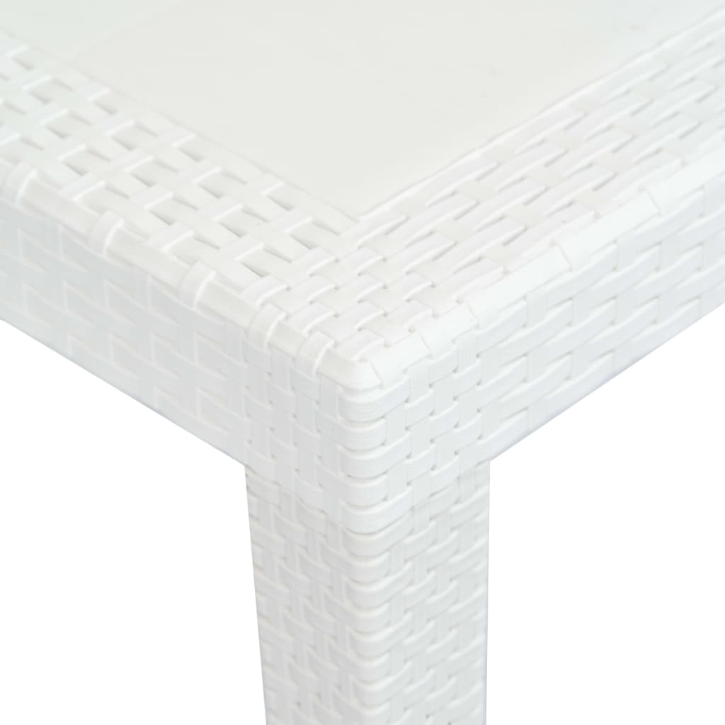7-Delige Tuinset Rattan-Look Kunststof