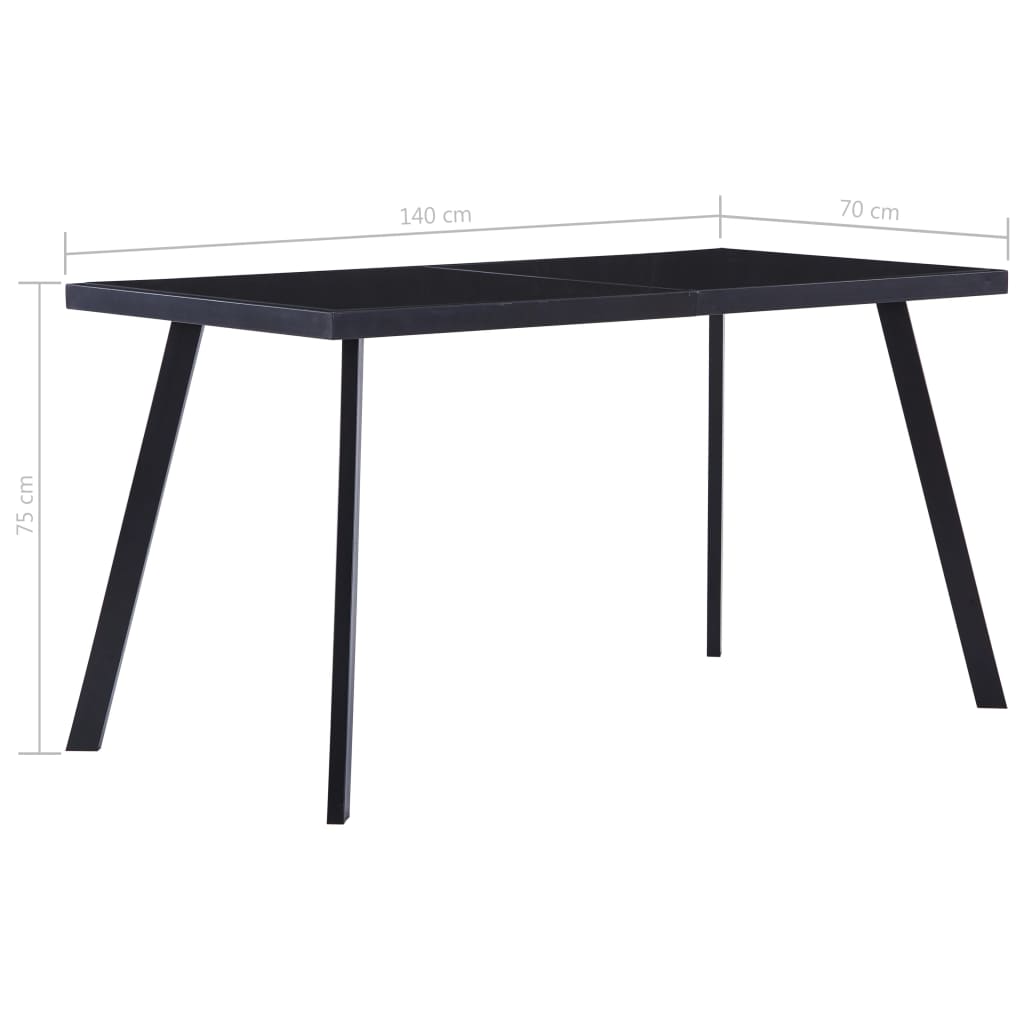 Eettafel Gehard Glas