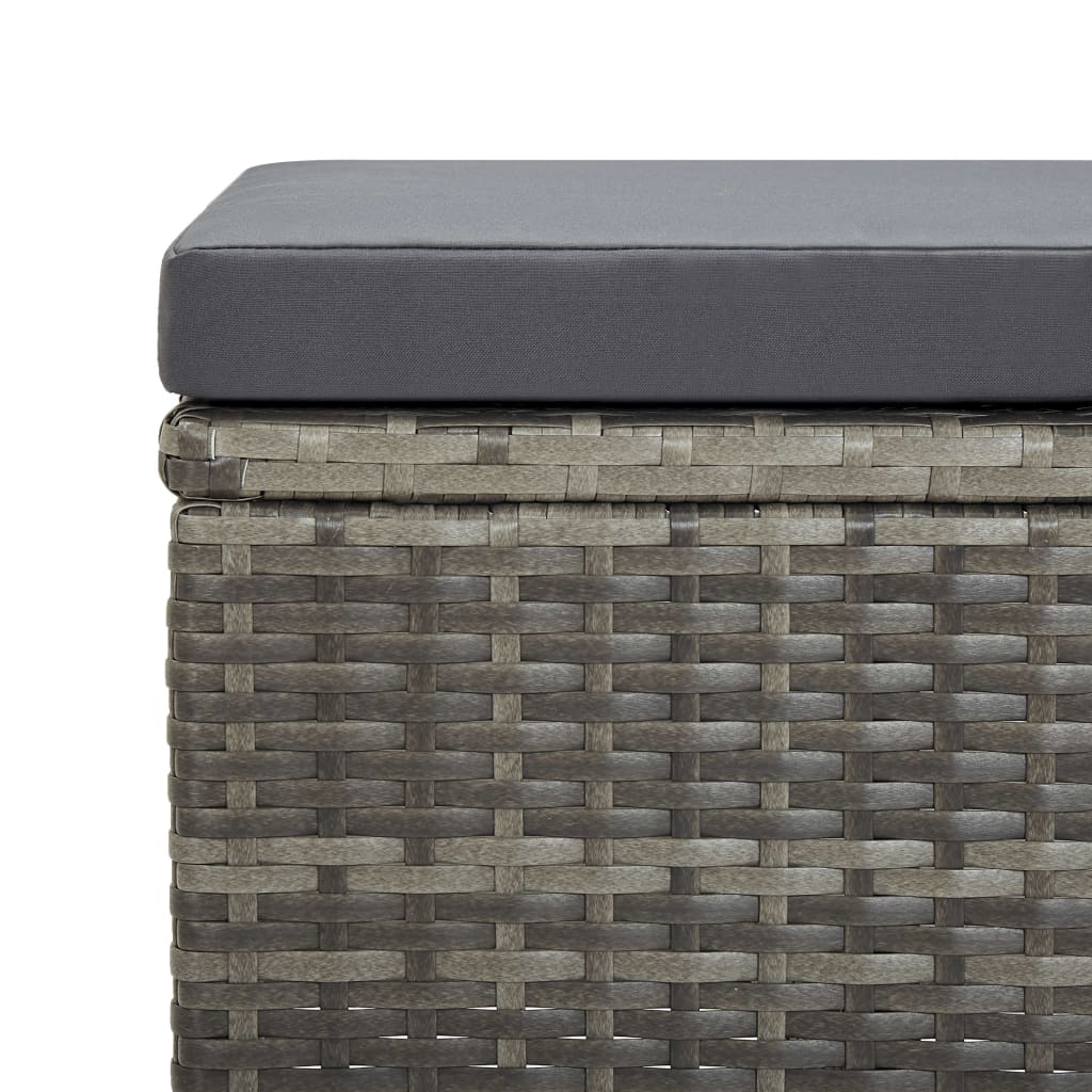 5-Delige Tuinset Met Kussens Poly Rattan