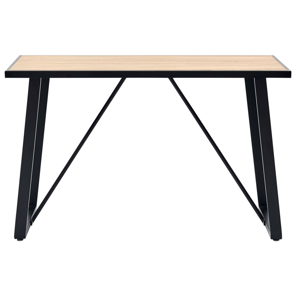 Eettafel Mdf Eikenkleurig