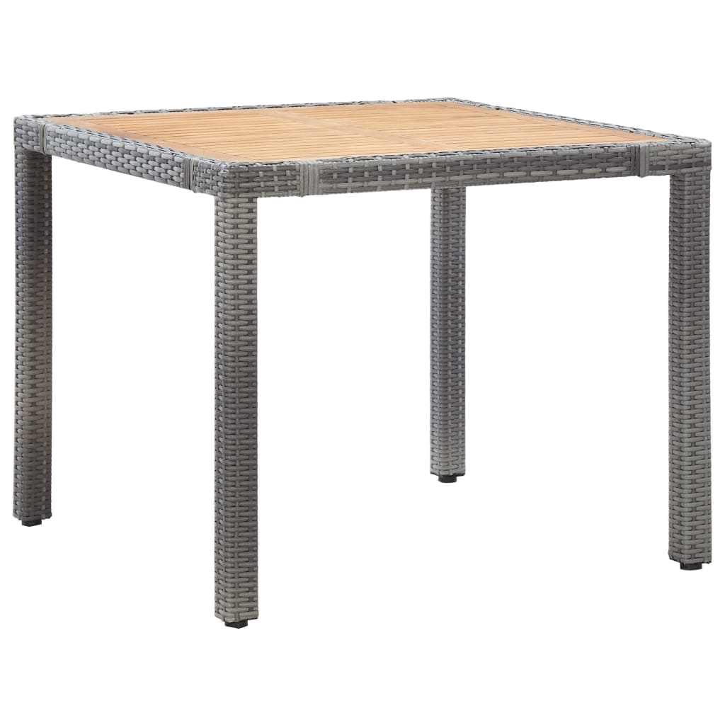 5-Delige Tuinset Met Kussens Poly Rattan