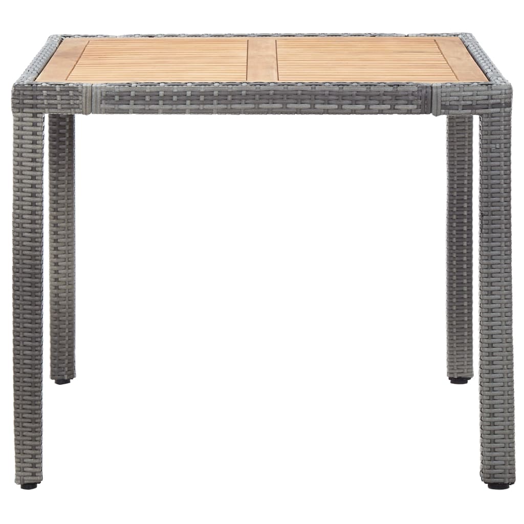 5-Delige Tuinset Met Kussens Poly Rattan