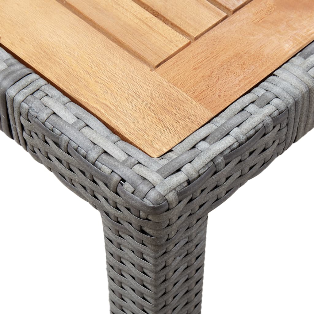 5-Delige Tuinset Met Kussens Poly Rattan