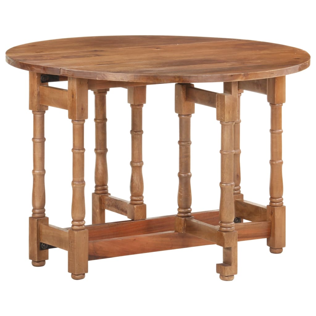 Eettafel Rond 110X76 Cm Massief Mangohout