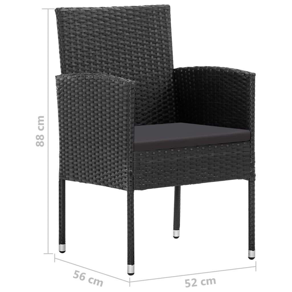 5-Delige Tuinset Poly Rattan