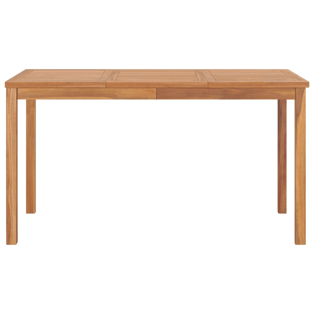 5-Delige Tuinset 140X80 Cm Massief Teakhout