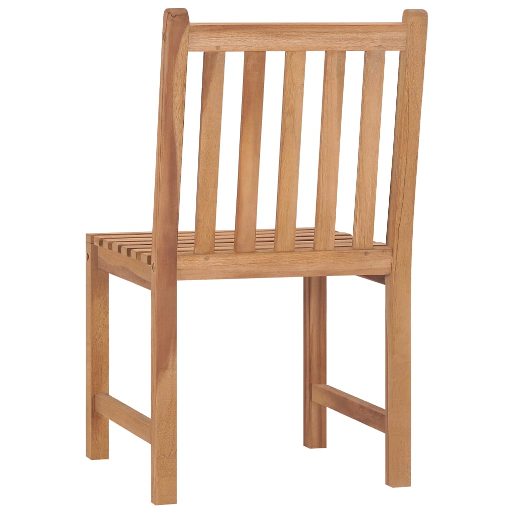7-Delige Tuinset 140X80 Cm Massief Teakhout