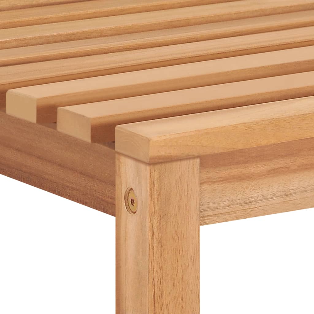 7-Delige Tuinset 140X80 Cm Massief Teakhout