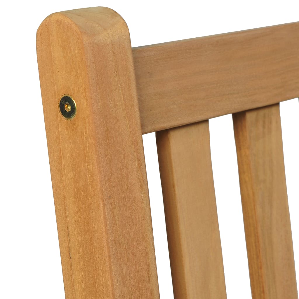 5-Delige Tuinset 150X90 Cm Massief Teakhout