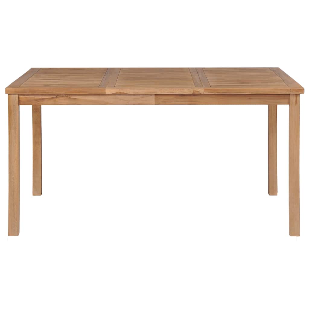 7-Delige Tuinset 150X90 Cm Massief Teakhout