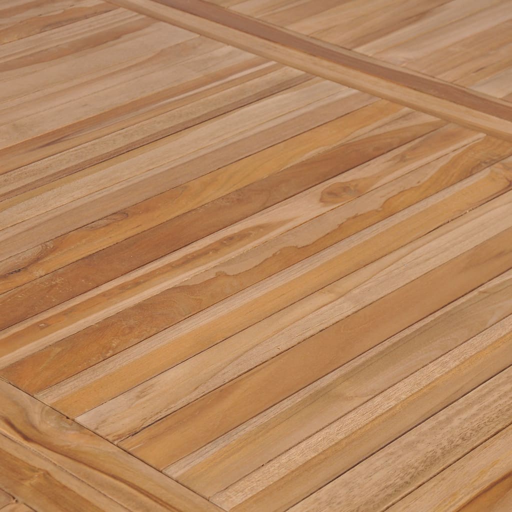 7-Delige Tuinset 200X100 Cm Massief Teakhout