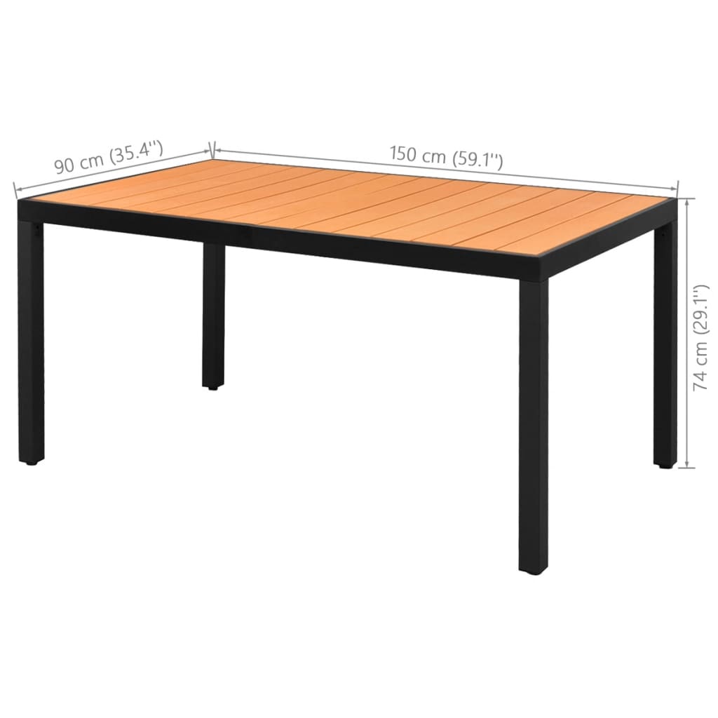 5-Delige Tuinset Pvc-Rattan