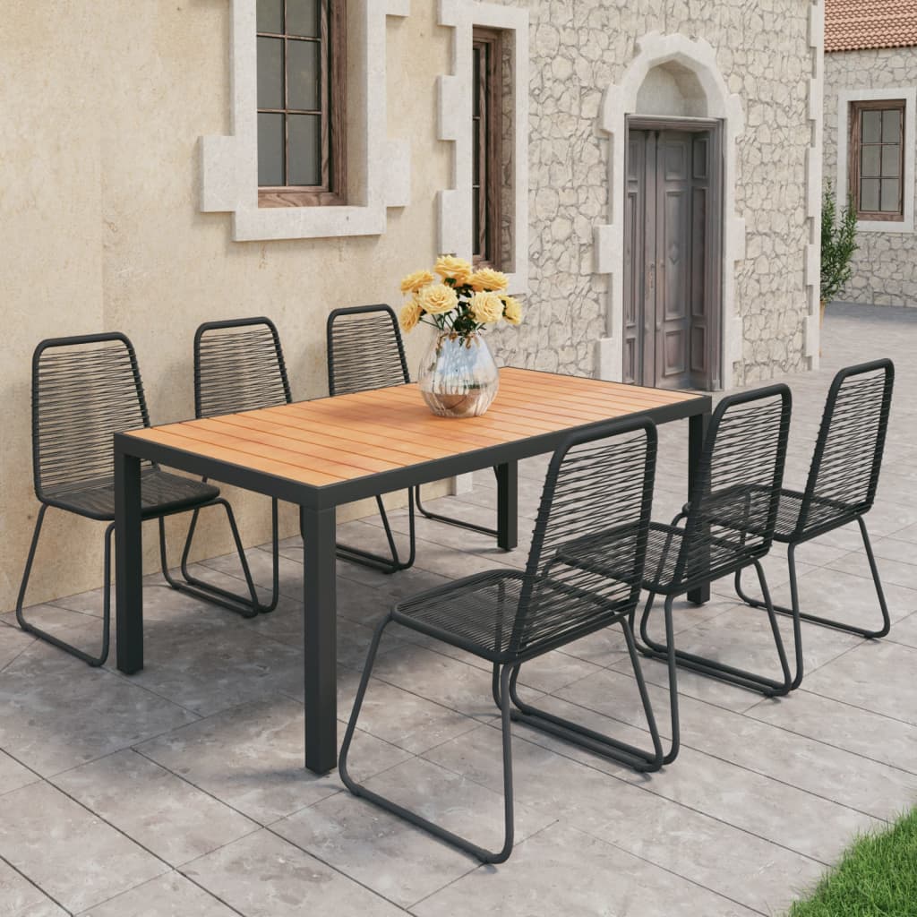 5-Delige Tuinset Pvc-Rattan