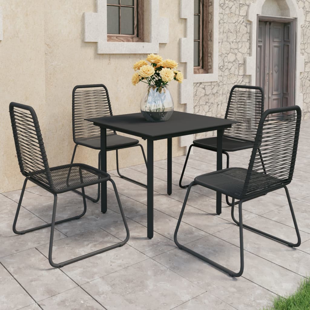 5-Delige Tuinset Pvc-Rattan