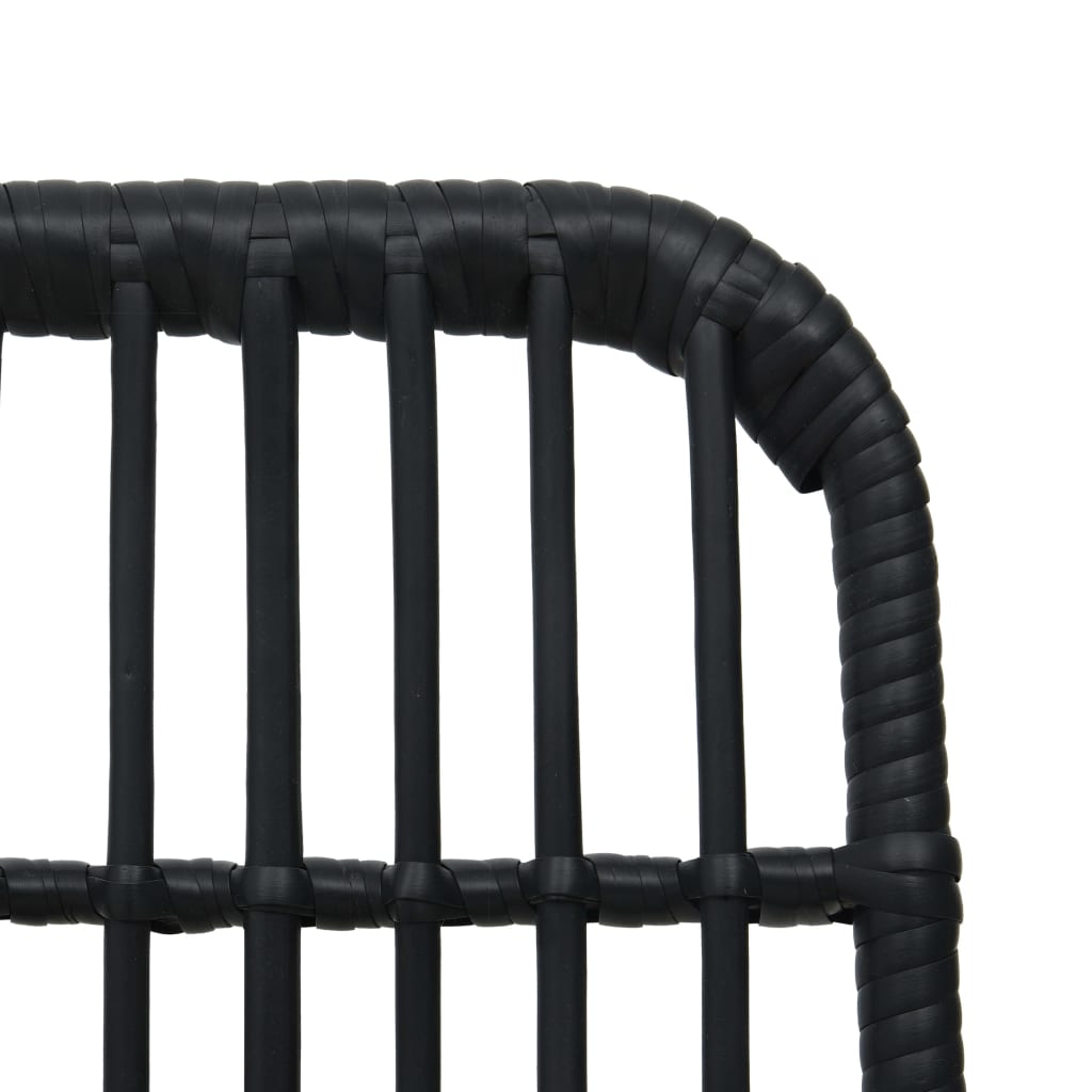 5-Delige Tuinset Poly Rattan En Glas
