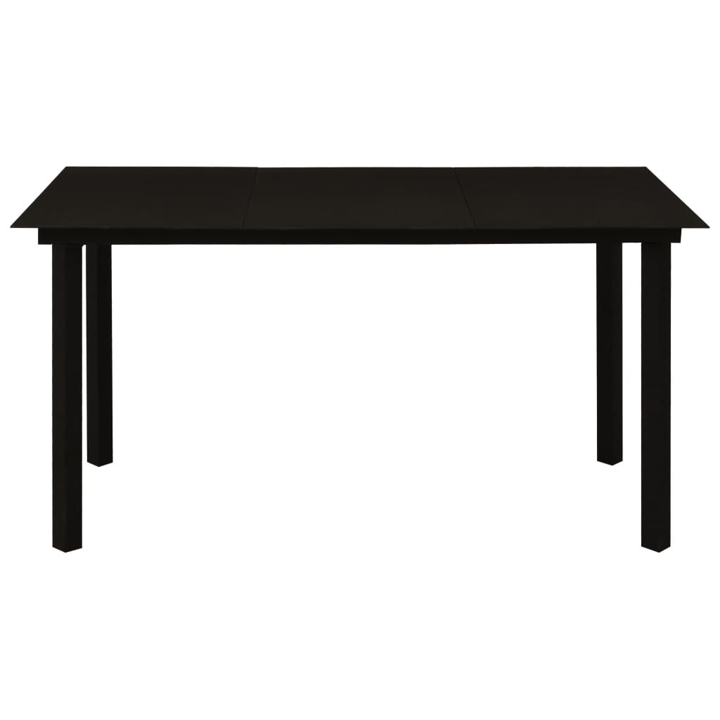 5-Delige Tuinset Poly Rattan En Glas