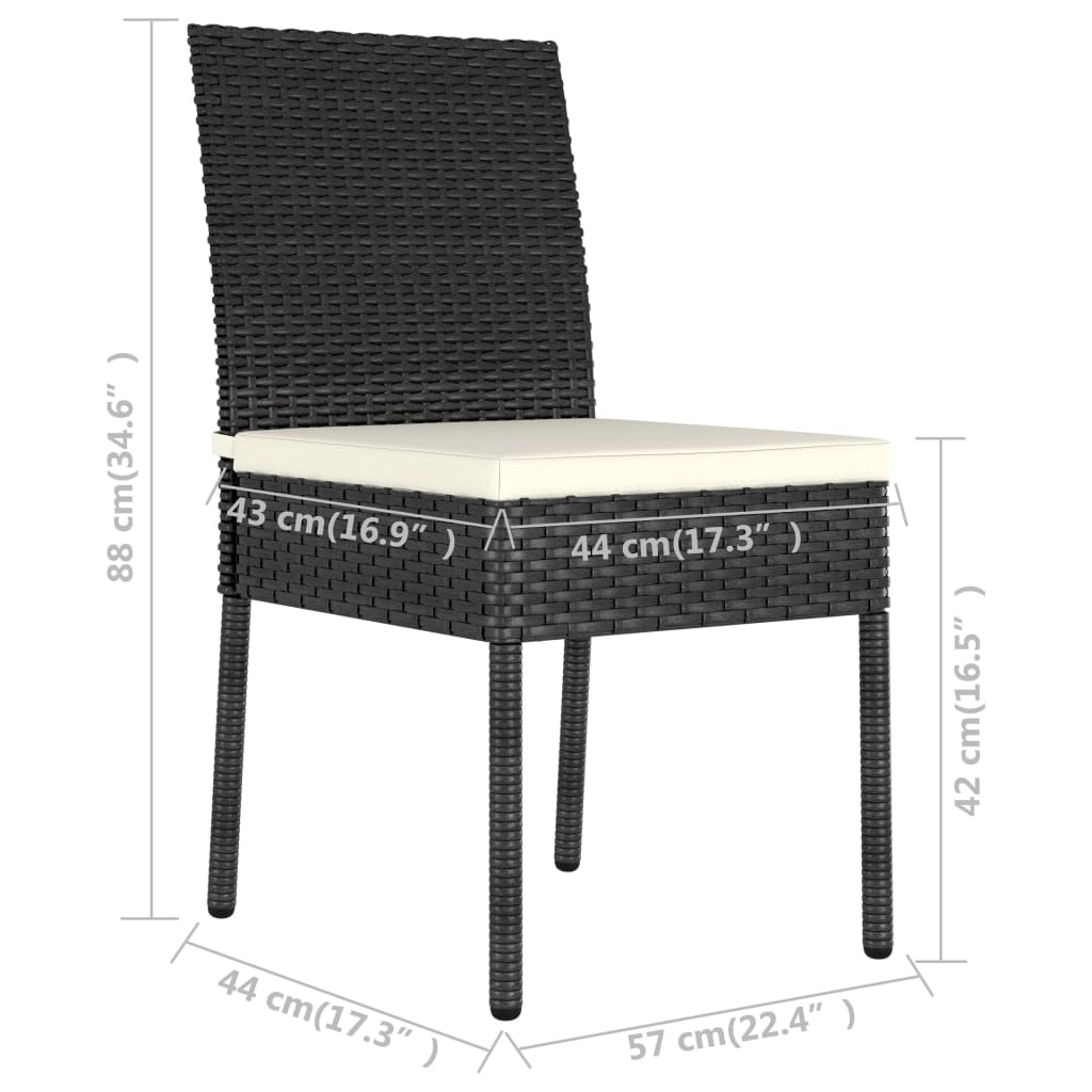 7-Delige Tuinset Poly Rattan