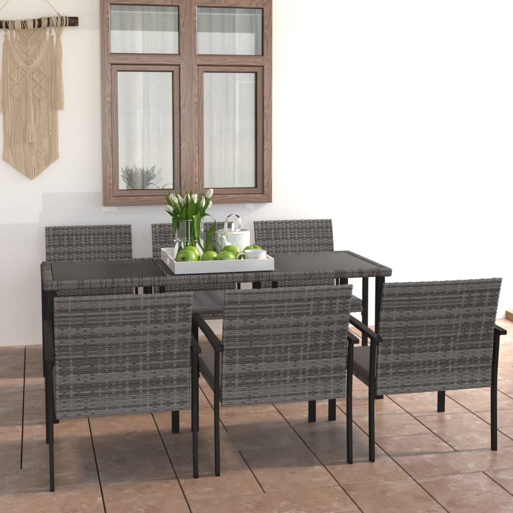 7-Delige Tuinset Poly Rattan