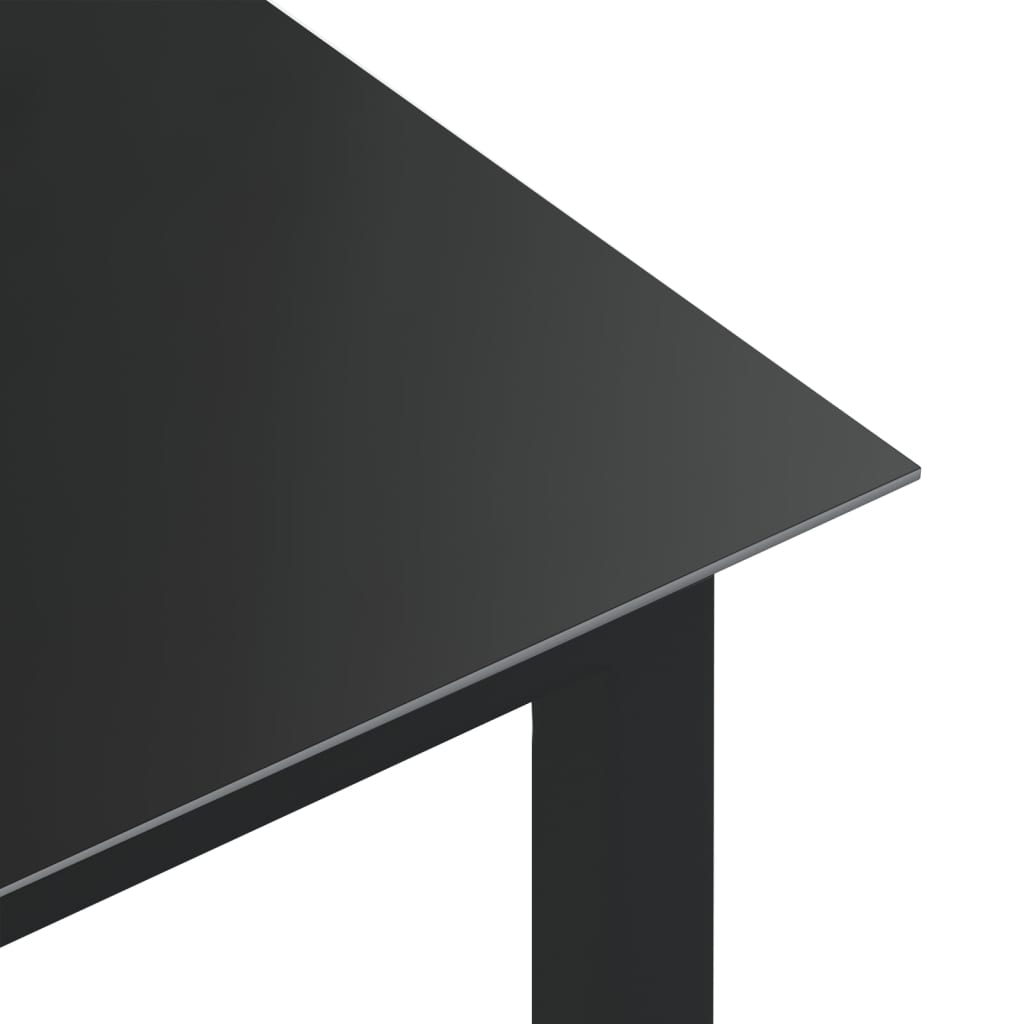 7-Delige Tuinset Aluminium Antracietkleurig