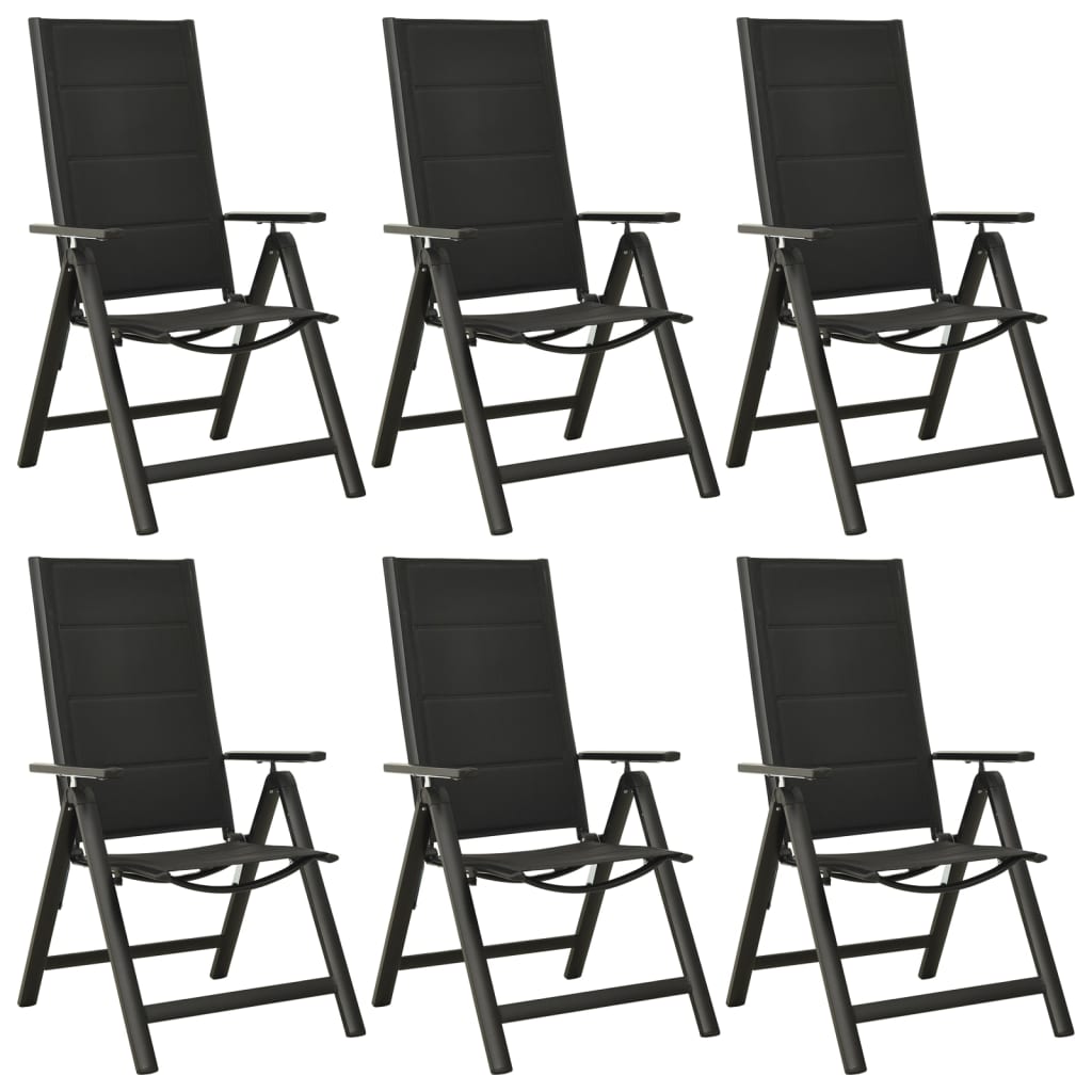 7-Delige Tuinset Aluminium Antracietkleurig