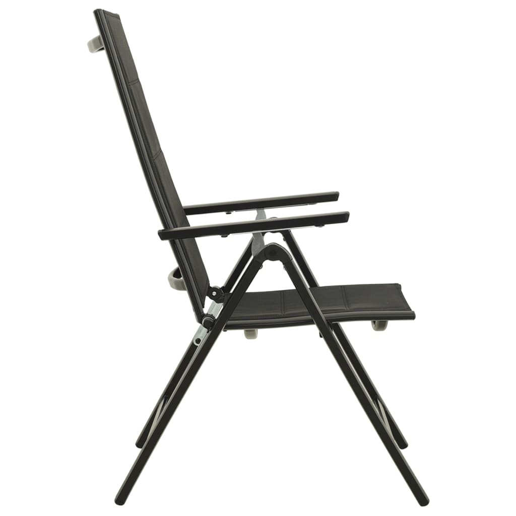 7-Delige Tuinset Aluminium Antracietkleurig