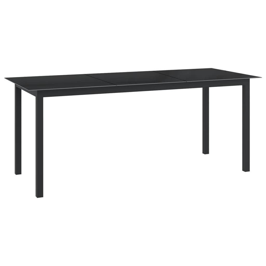 9-Delige Tuinset Aluminium Antracietkleurig