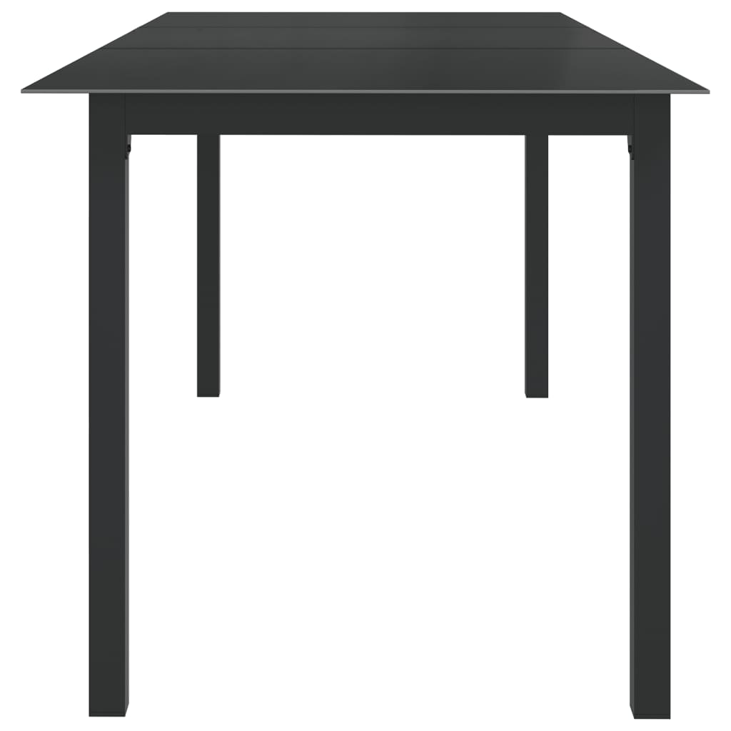 9-Delige Tuinset Aluminium Antracietkleurig