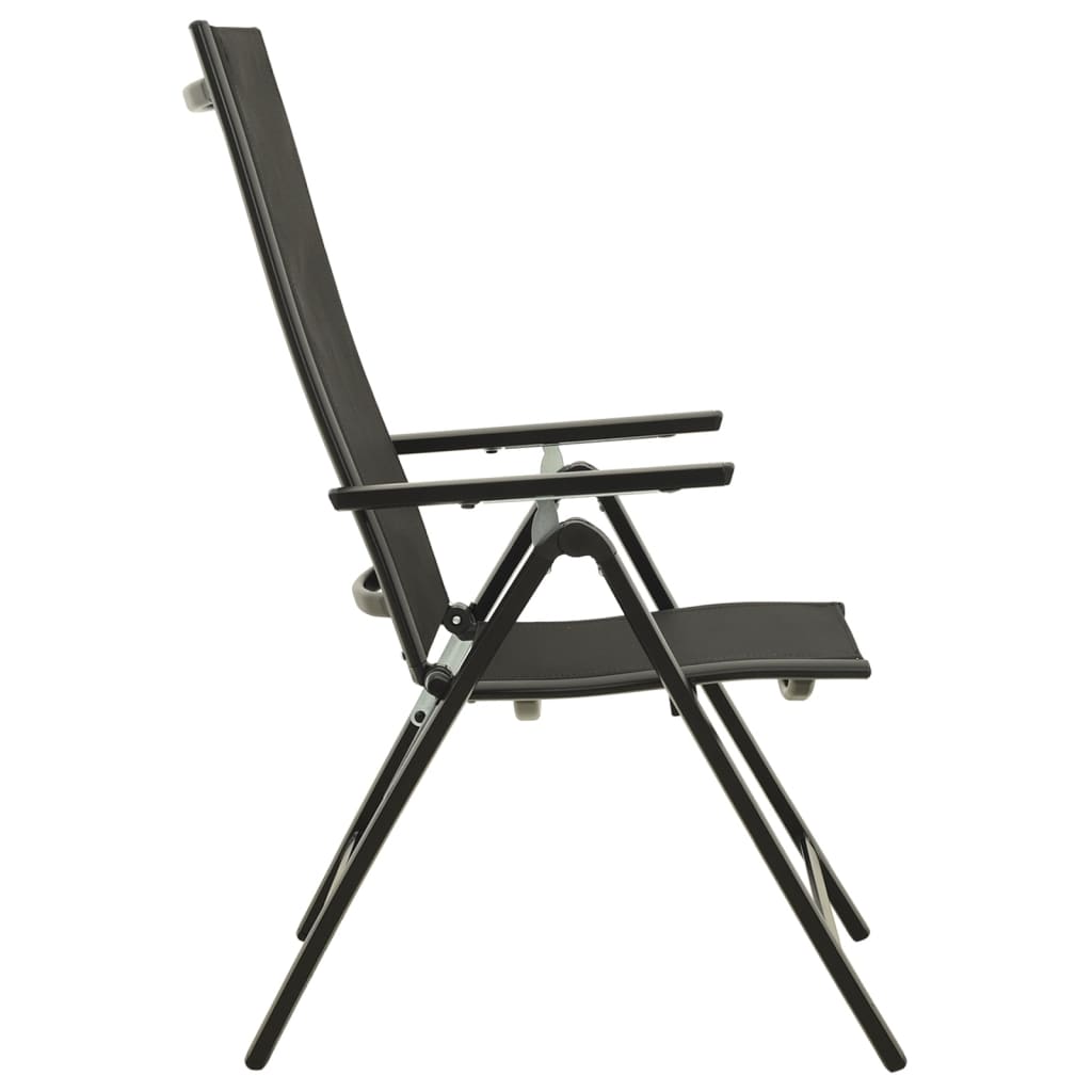 9-Delige Tuinset Aluminium Antracietkleurig