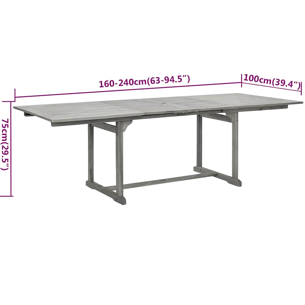 7-Delige Tuinset Massief Acaciahout