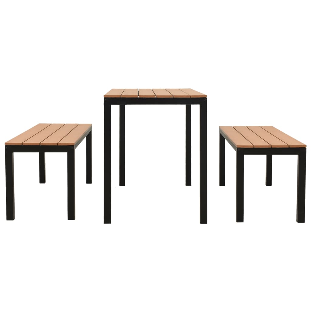 3-Delige Tuinset Staal En Hkc