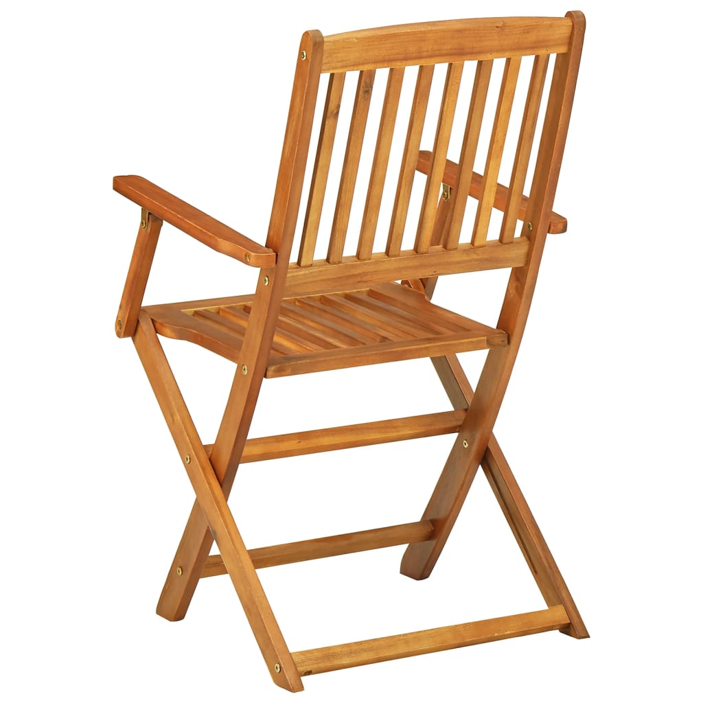 9-Delige Tuinset 220X90X75 Cm Massief Acaciahout