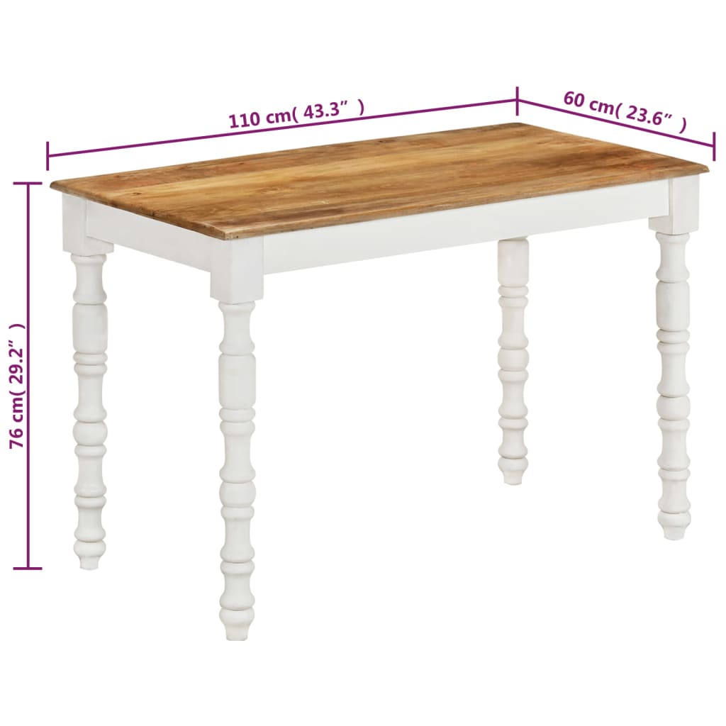 Eettafel Massief Mangohout