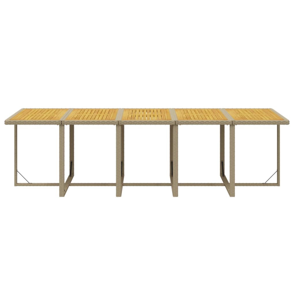 15-Delige Tuinset Met Kussens Poly Rattan