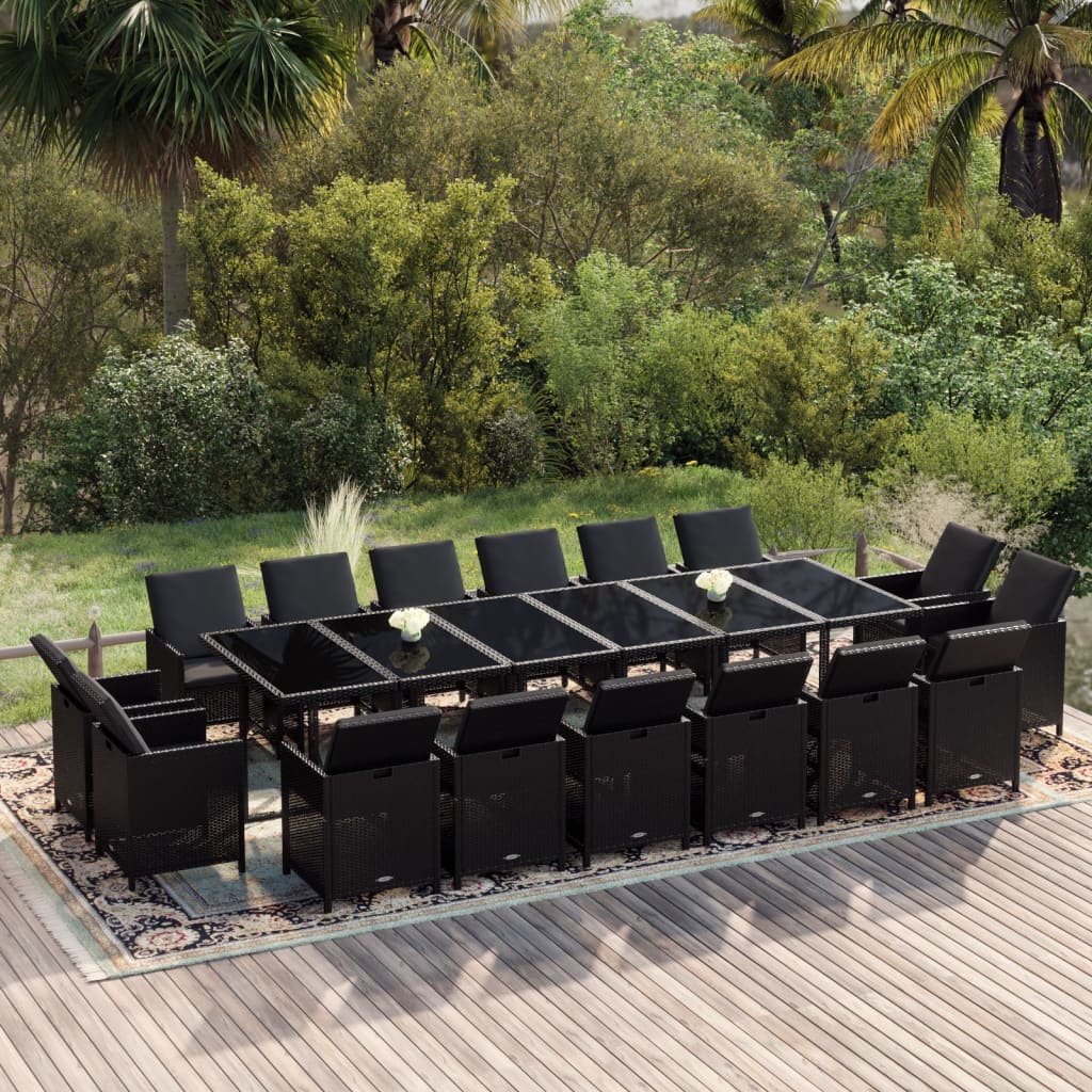 Tuinset Met Kussens Poly Rattan