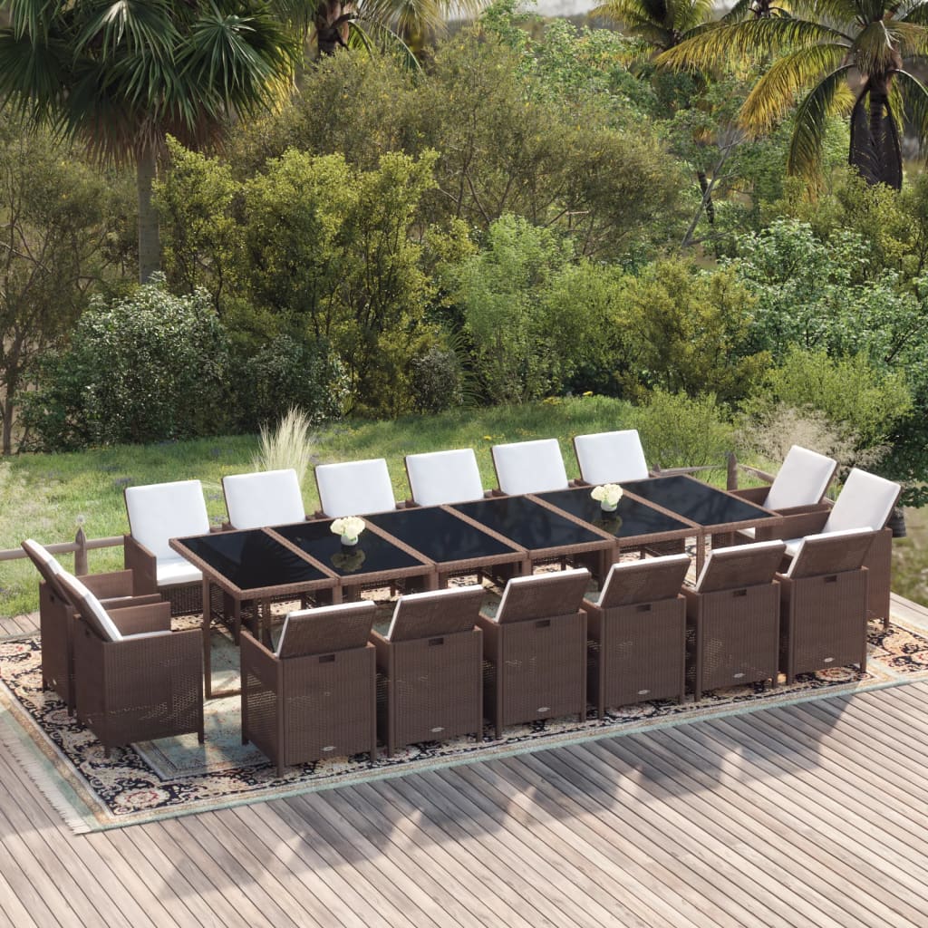 Tuinset Met Kussens Poly Rattan