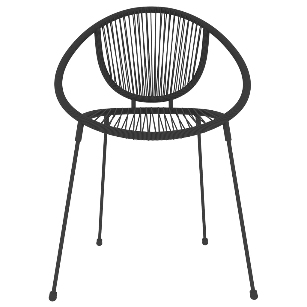 3-Delige Tuinset Zwart