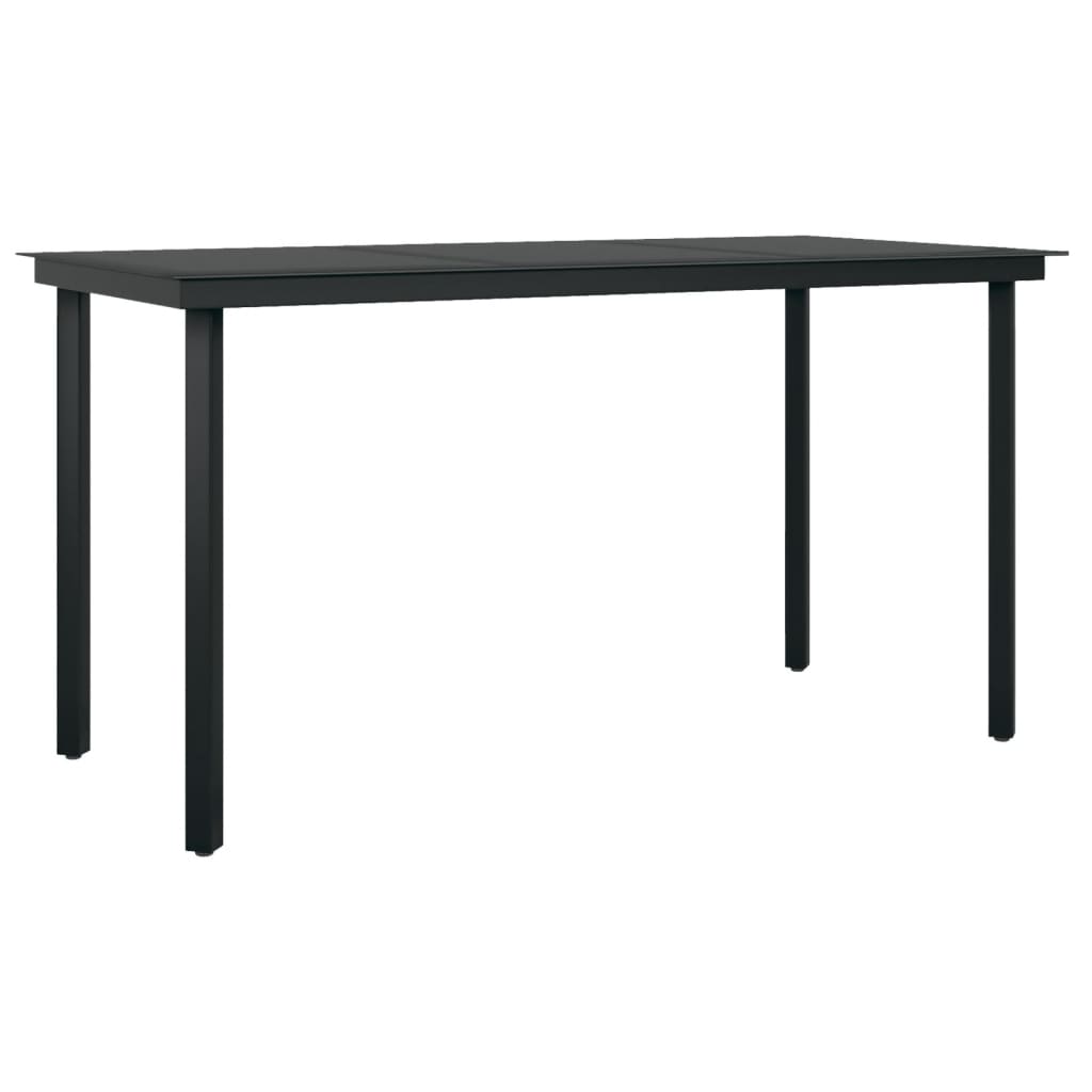 5-Delige Tuinset Zwart