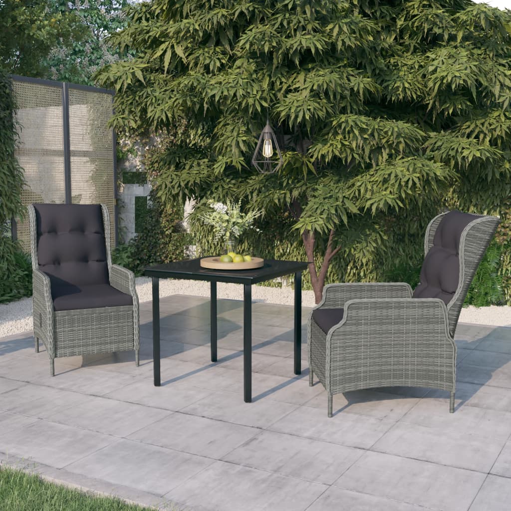 5-Delige Tuinset Poly Rattan