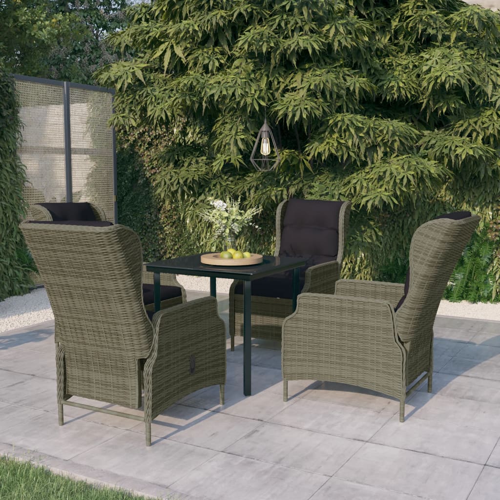 5-Delige Tuinset Poly Rattan