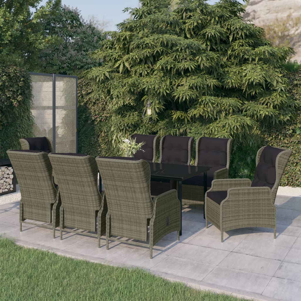5-Delige Tuinset Poly Rattan