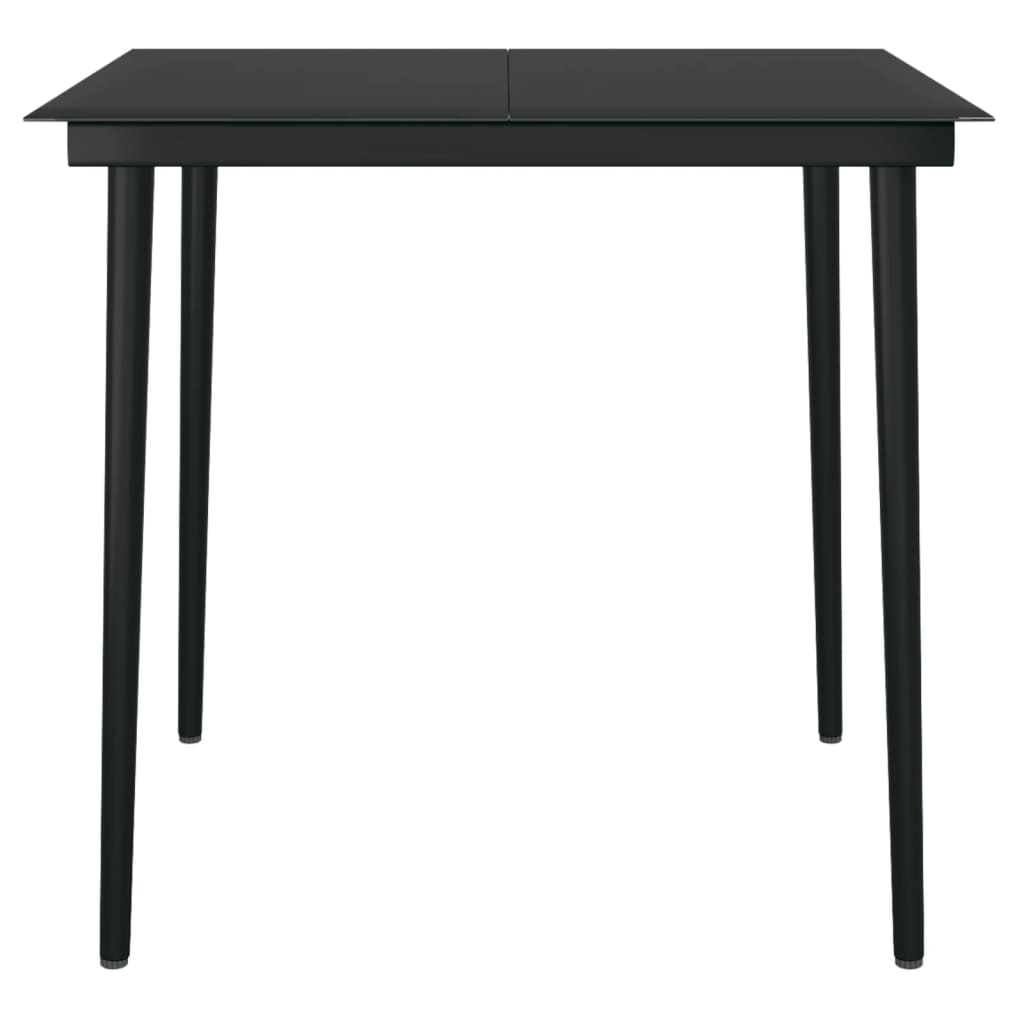 3-Delige Tuinset Met Kussens Poly Rattan En Glas