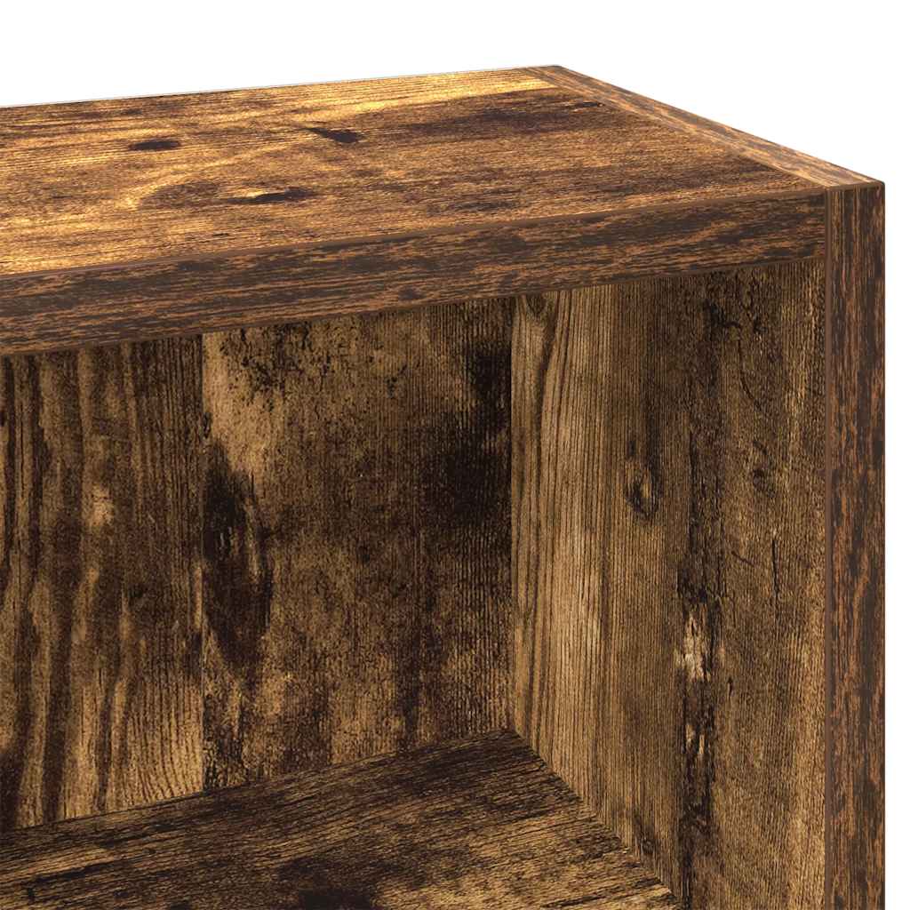 Cd-Kasten 21X16X93,5 Cm Bewerkt Hout Kleurig
