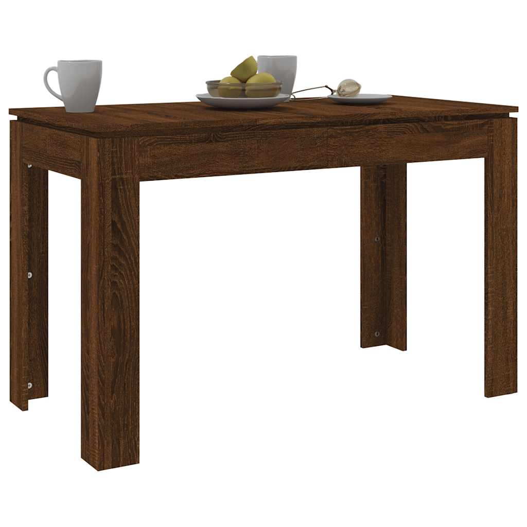 Eettafel 120X60X76 Cm Bewerkt Hout