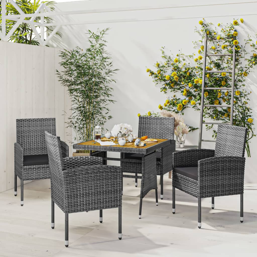 3-Delige Tuinset Poly Rattan