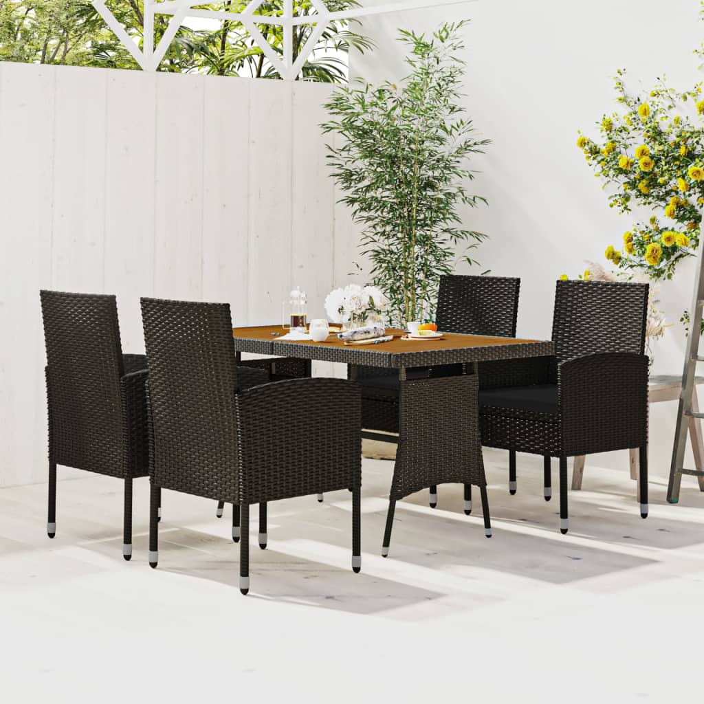 5-Delige Tuinset Poly Rattan