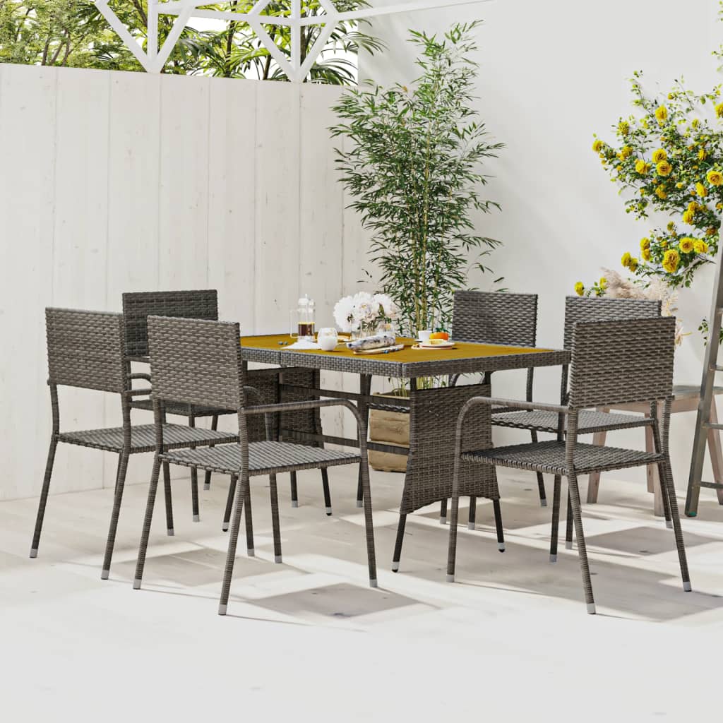 5-Delige Tuinset Poly Rattan