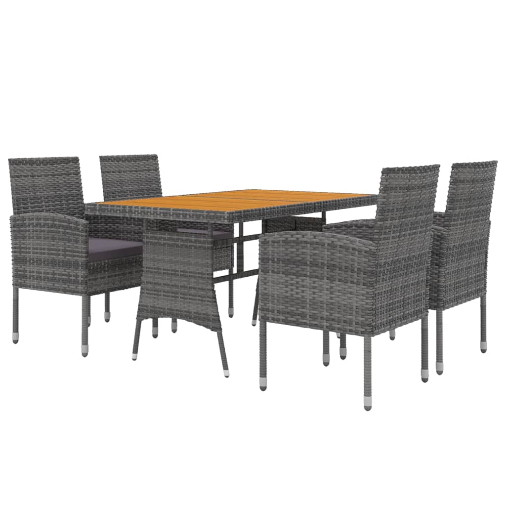5-Delige Tuinset Poly Rattan